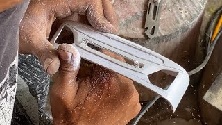 RESIN AND SILICONE PACKAGES DIDN'T ARRIVE' SAM INU DESPERATED TO MAKE A JB5 BUMPER MANUALLY USING...
