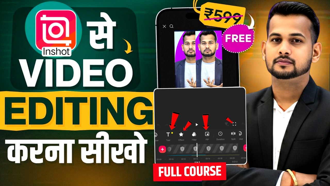 Inshot Video Editing Tutorial InShot App Se Video Editing Kaise Kare | Step-by-Step Tutorial 2025 ...