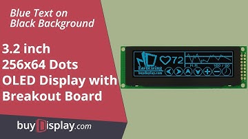 Tutorial: How to Connect Blue 3.2 inch OLED Display Module 256x64 SPI to Arduino,Raspberry Pi