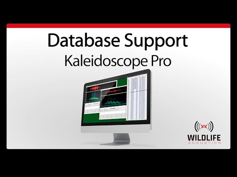 Kaleidoscope Pro: Database Support | Identify and Analyze Animal Sounds