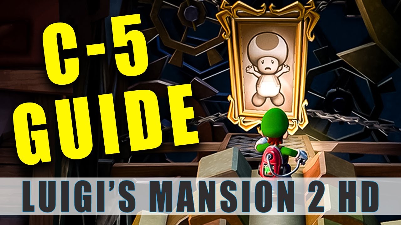 Luigi's Mansion 2 C5 Walkthrough - Peace at Last 100% guide & C5 Boo location - Nintendo Switch
