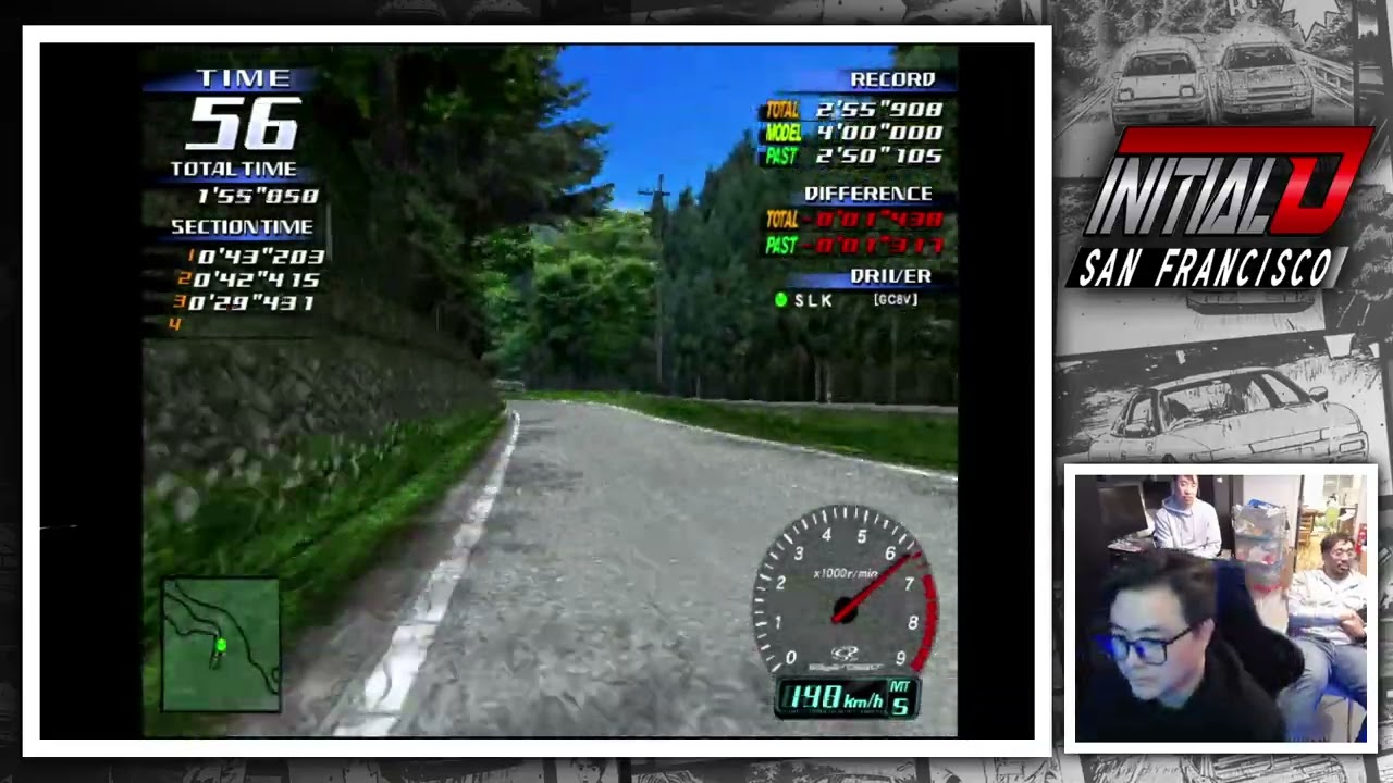 Initial D Arcade Stage Ver.3 — Time Attack SLK GC8V Tsuchisaka