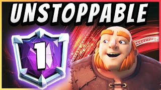 #1 PLAYER in CLASH ROYALE WON 9 GAMES IN A ROW PLAYING THIS DECK!