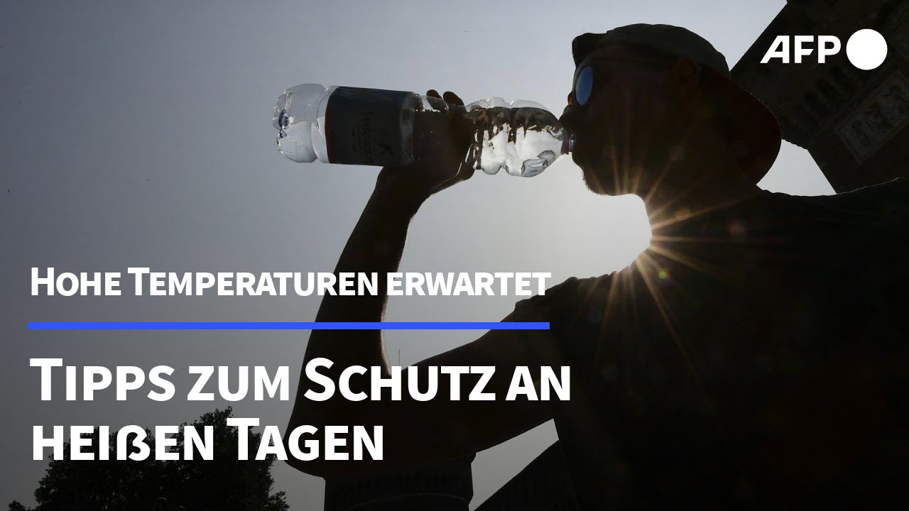 Ratgeber: So kommen Sie gut durch heiße Tage | AFP - YouTube