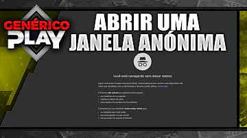 Como abrir uma janela anônima no Mac?