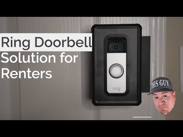 DG-Direct Anti-Theft Video Doorbell Door Mount, Stainless&Aluminum Video  Camera Doorbell Mount for Apartment Renters Home, Fit For Blink Doorbell