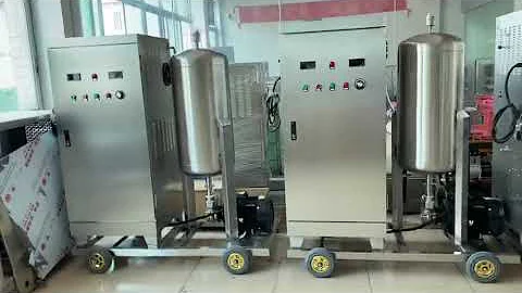 High concentration ozonated water machine with Nano bubble generator