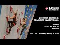 2019 usa climbing combined invitational  speed qualification round