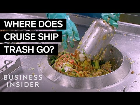 How Waste Is Dealt With On The World's Largest Cruise Ship