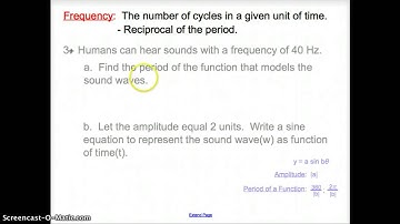 12.7 Graphing Trigonometric Functions