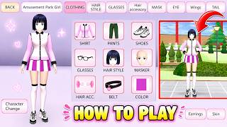 HOW TO PLAY AS AMUSEMENT PARK GIRL IN 💗✨ | SAKURA SCHOOL SIMULATOR 💥
