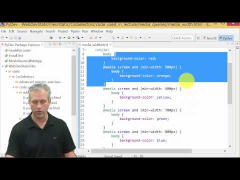 CSS Width Media Queries