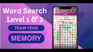 Word Search Game Level 1 And 2 Word Puzzle Game Solved Challenge screenshot 4