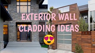 EXTERIOR WALL CLADDING IDEAS 😍