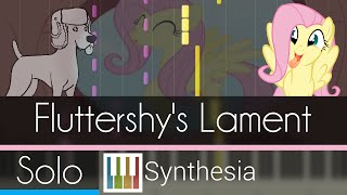 Fluttershy's Lament - |SOLO PIANO TUTORIAL| -- Synthesia HD chords