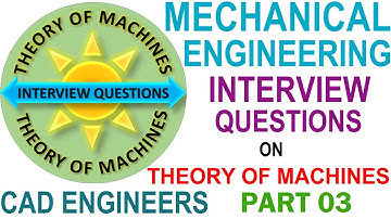 10. Mechanical engineering interview questions on Theory of machines Part 03.