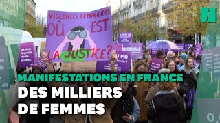 Violences sexistes et sexuelles : cinq ans après #MeToo, des milliers de Français manifestent