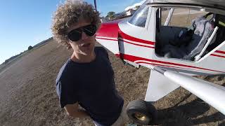 Flying a microlight with no doors