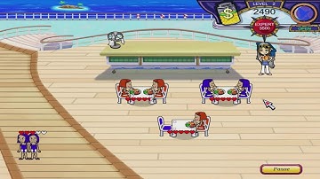 Diner Dash 3: Flo on the Go Walkthrough - Level #2 - Cruise Ship - Flo