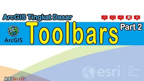 Tutorial ArcGIS | Toolbars Part 2