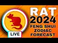 RAT 2024 FENG SHUI ZODIAC FORECAST | LIVE !!!