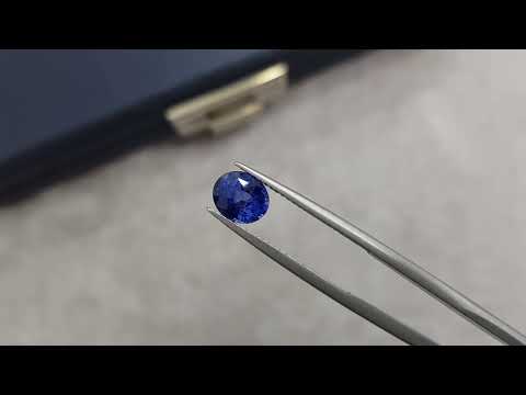 Cornflower blue sapphire oval cut 2.00 ct, Sri Lanka Video  № 2