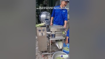 Máy vắt nước cốt sả nguyên chất, vắt kiệt xác sả - Điện Cơ Xanh - 0984467870