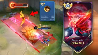 REASON WHY YIN USER DON’T LIKE BENEDETTA SECOND SKILL 🔥 | MOBILE LEGENDS TOP GLOBAL BUILD