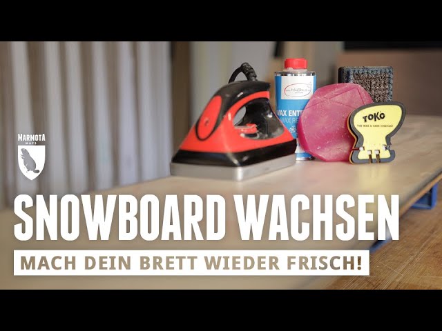 Snowboard wachsen und schärfen – Wax'n Board