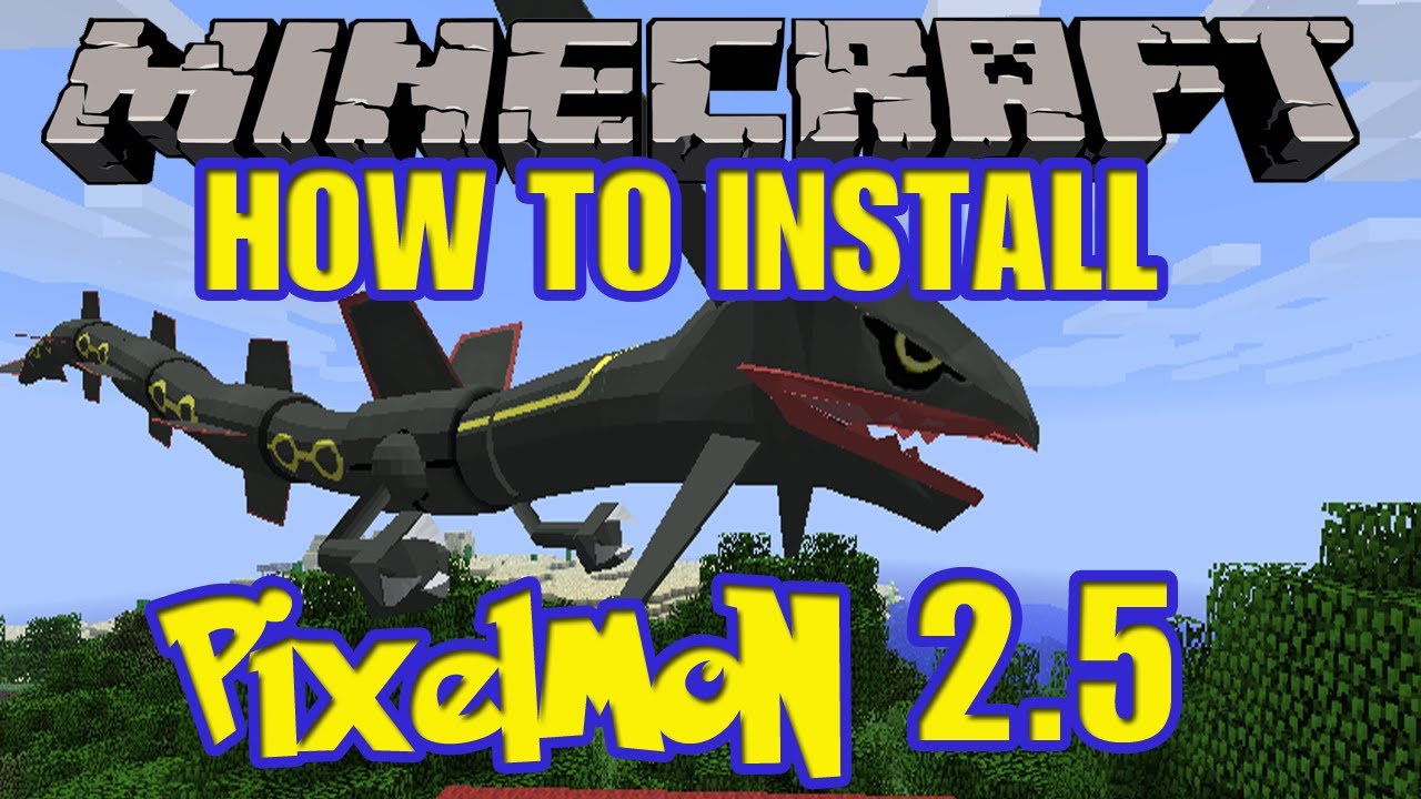 How do you install the Minecraft Pixelmon Mod?