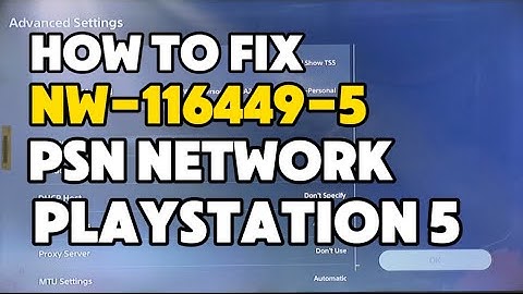 How To Fix PS5 Error WS-116449-5 This Service is currently under maintenance