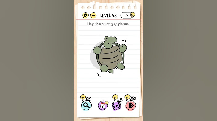 Level 48 / Brain test / Help this poor guy. Please .
