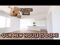 pack my kitchen with me! + new house mini-tour + my new merch clothing haul (moving vlog)