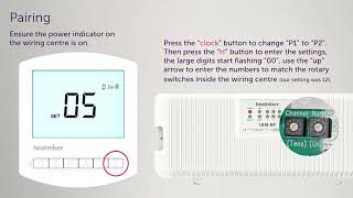 Connecting UH8 RF V1 to Slimline V3 Thermostat