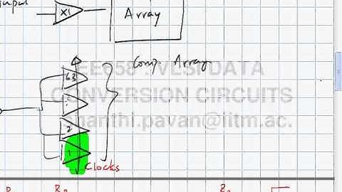 Lecture 27 - sample and hold for good dynamic performance, Timing issues in a flash ADC