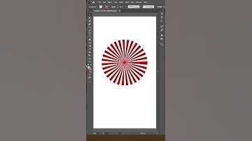 Red Rays Abstract Background in Adobe Illustrator #short #abstractbackground #graphicdesign