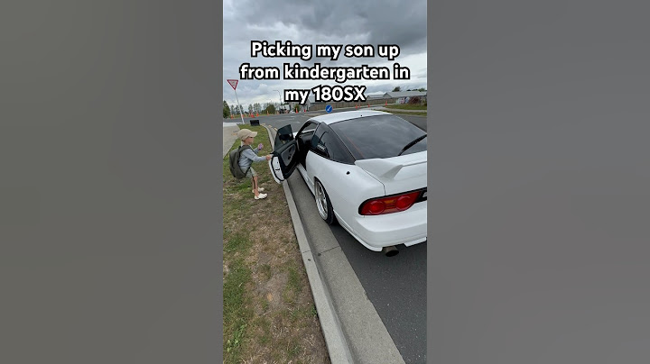 Kindergarten Run In My 180SX #car #jdm #180sx #silvia #viral #nissan #turbo #240sx #cargirl