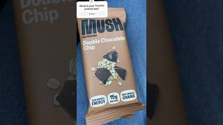 This MUSH protein bar is sooooo good!!! #proteinbar #mush #chocolatebar #workout #snack #wholefoods