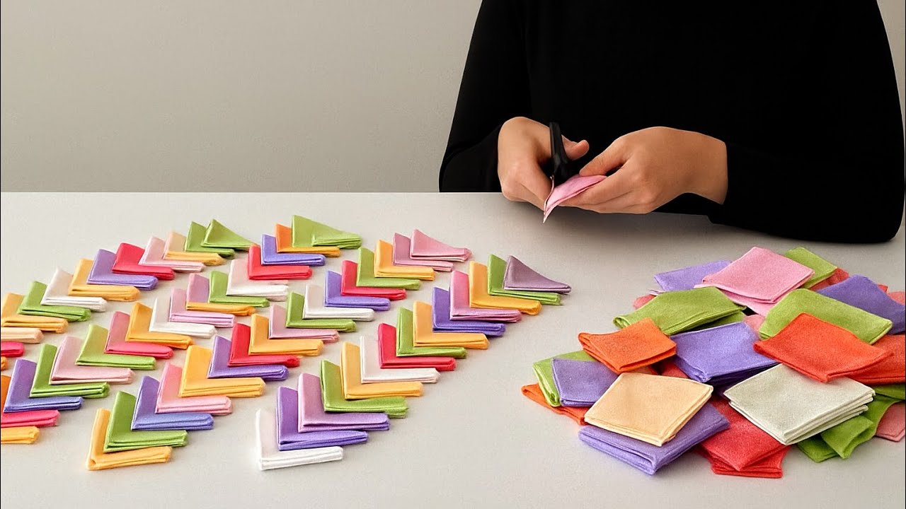 Идеи DIY Шитья и Рукоделия 🧵 Превращаем Ткани-Остатки в Красивые Изделия ✨