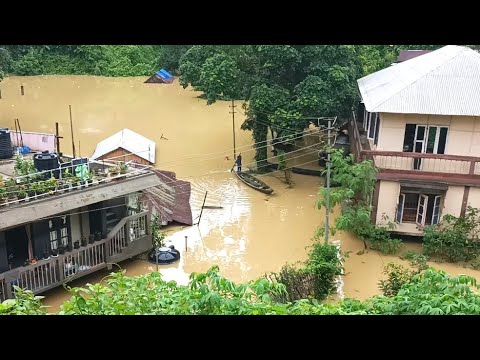 Flood update 9.7.2026llTlabungllMany families are currently in distress.🥹