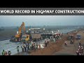 World record by patel infrastructure  delhimumbai expressway  pkg3  pragati ka desh