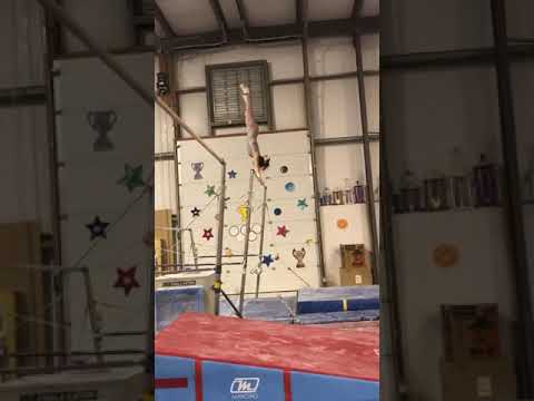 Kati Carmean Class of 2021 AGA Gymnastics - Double Layout ( Double Rail)