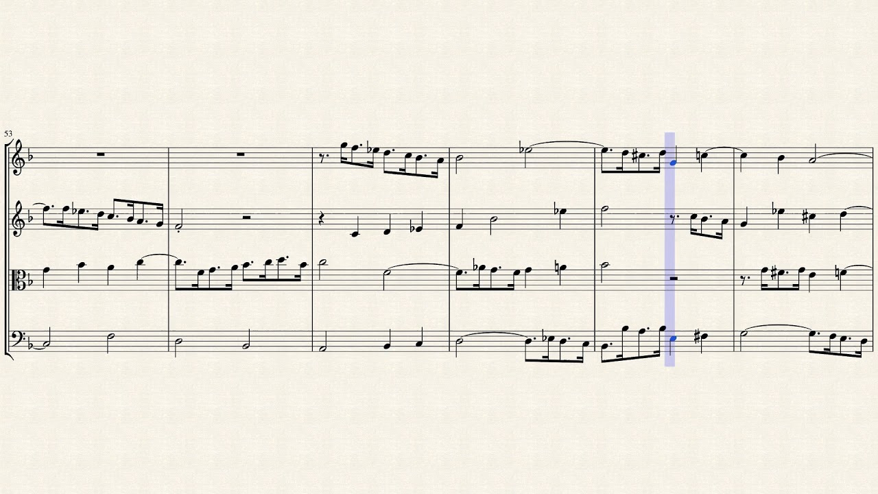 Contrapunctus II from the Art of the Fugue (BWV 1080 No. 2) for String Quartet - YouTube