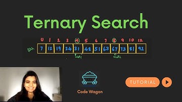 Ternary Search | Ternary Search with example | Easy explanation of Ternary Search