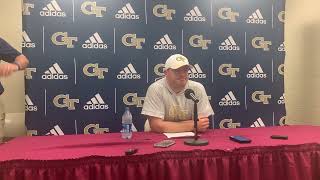 JOL TV: Georgia Tech coach Brent Key post FSU 2022
