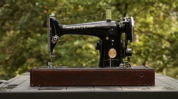 Singer 201 and 201k introduction and threading . First time sewing.