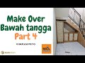 DIY RAK SUDUT KOLONG PAKAI PAPAN FJL (FINGER JOINT LAMINATED) RUBBER KADOALAM - MAKE OVER - PART 4