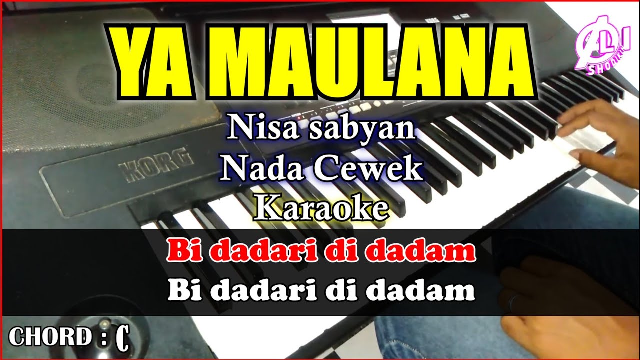 YA MAULANA - Nissa Sabyan - Karaoke Korg pa300 - YouTube