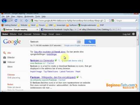 Beginner HTML tutorial # 10 - How to make Favorite icons / favicons
