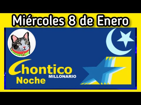 Resultado EL CHONTICO NOCHE Miercoles 8 de Enero de 2025